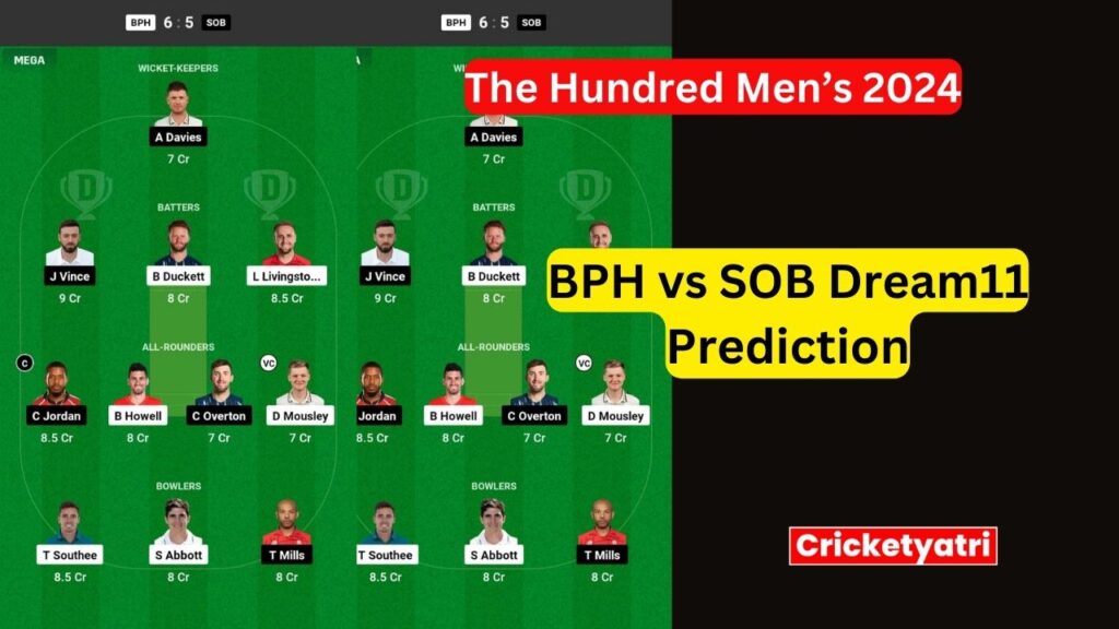 BPH vs SOB Dream11