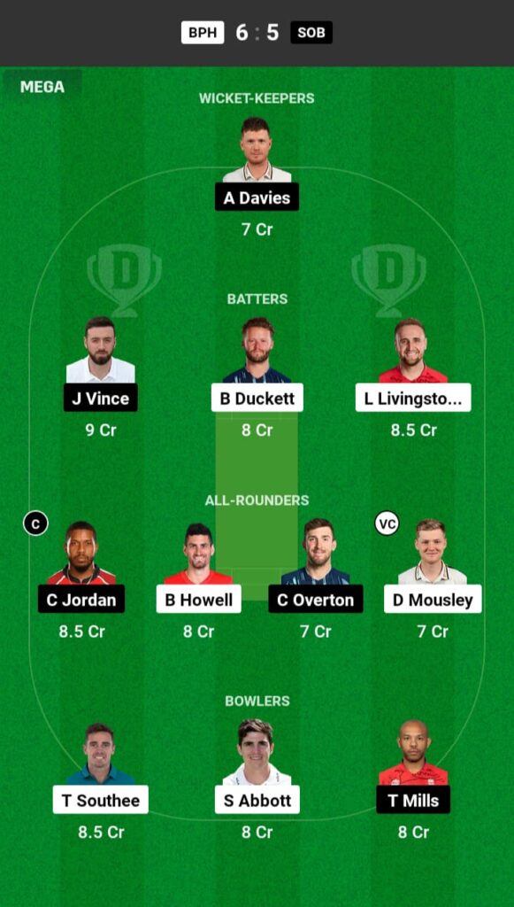 BPH vs SOB Dream11