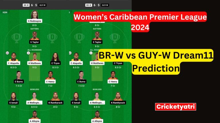 BR-W vs GUY-W Dream11