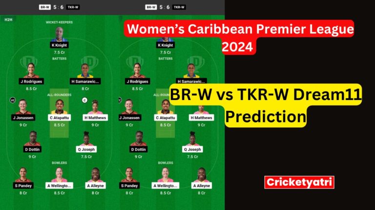 BR-W vs TKR-W Dream11