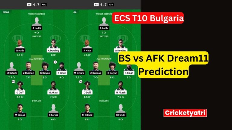 BS vs AFK Dream11