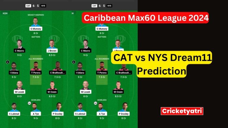 CAT vs NYS Dream11