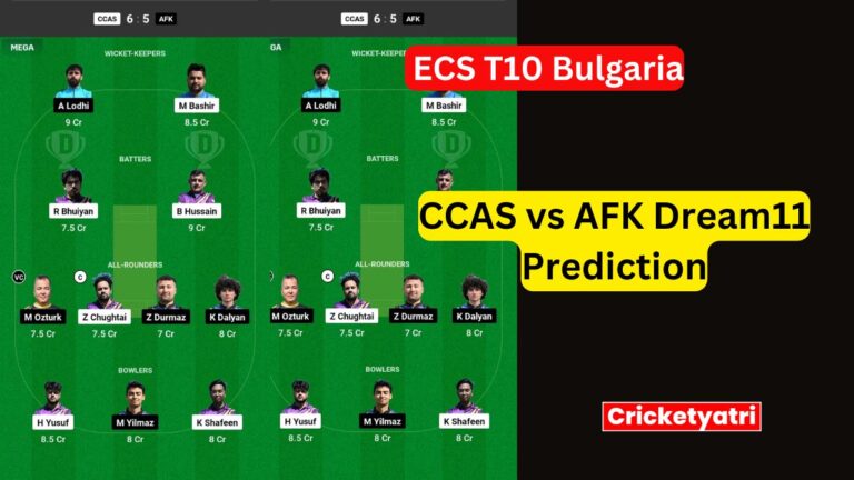 CCAS vs AFK Dream11