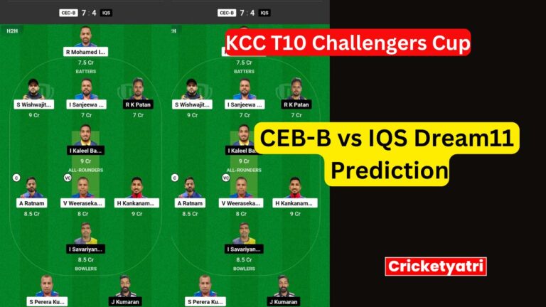 CEB-B vs IQS Dream11