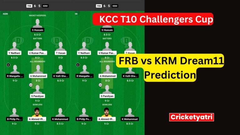 FRB vs KRM Dream11