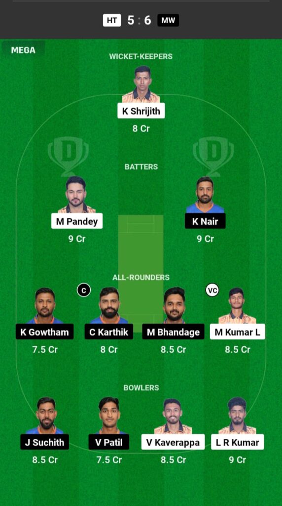 HT vs MW Dream11