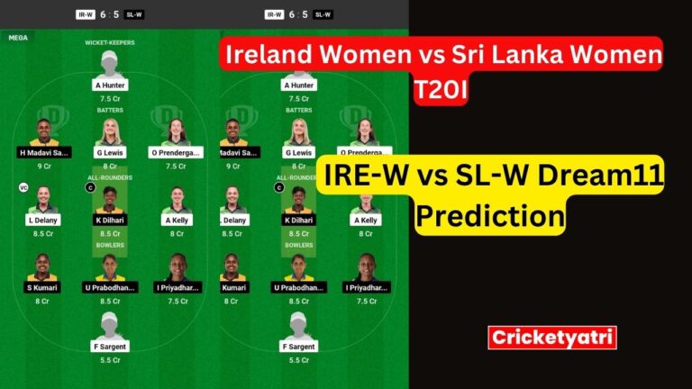 IRE-W vs SL-W Dream11