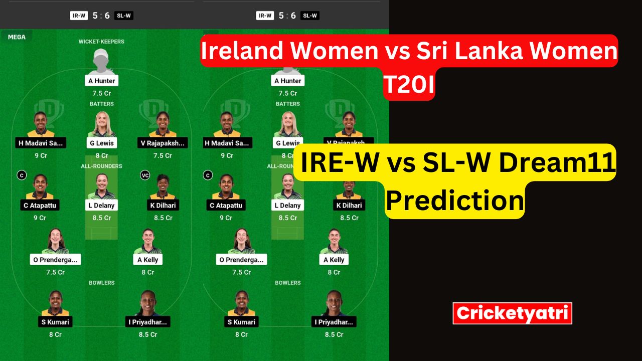 IRE-W vs SL-W Dream11