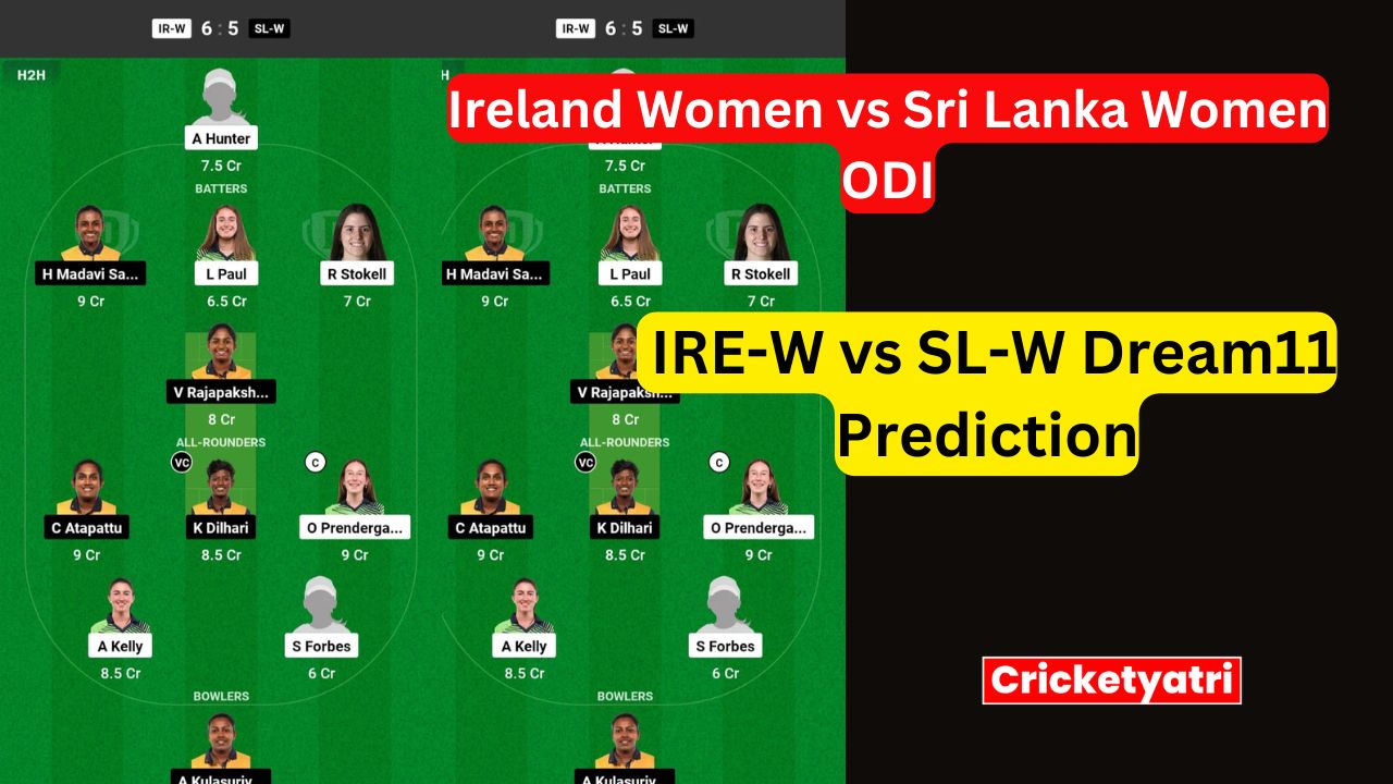 IRE-W vs SL-W Dream11