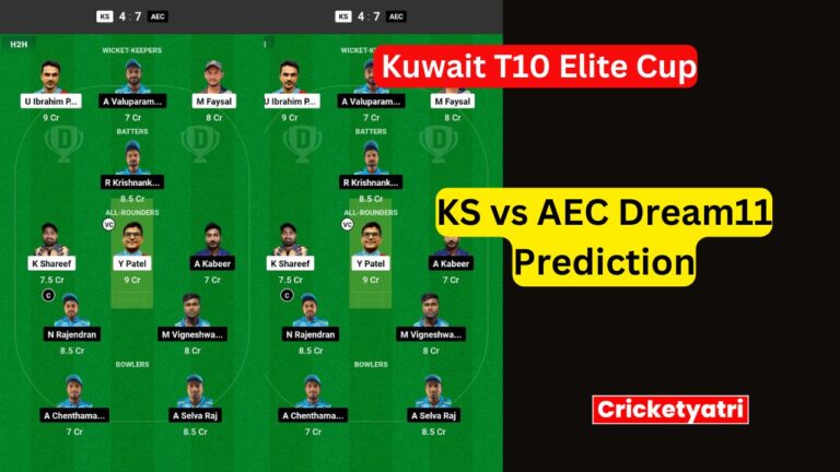 KS vs AEC Dream11