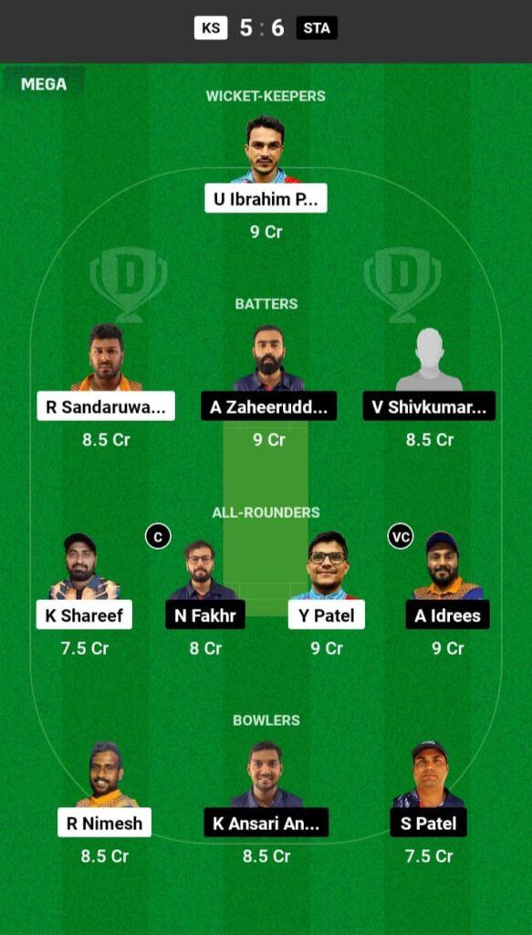 KS vs STA Dream11