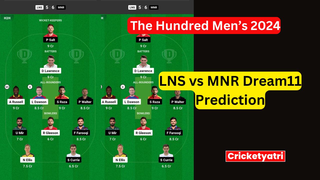 LNS vs MNR Dream11