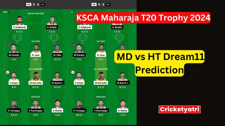 MD vs HT Dream11