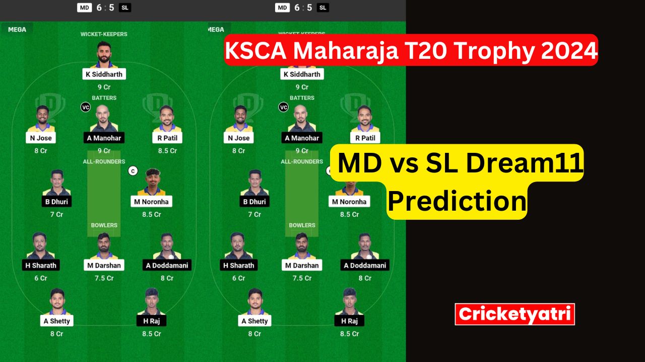 MD vs SL Dream11