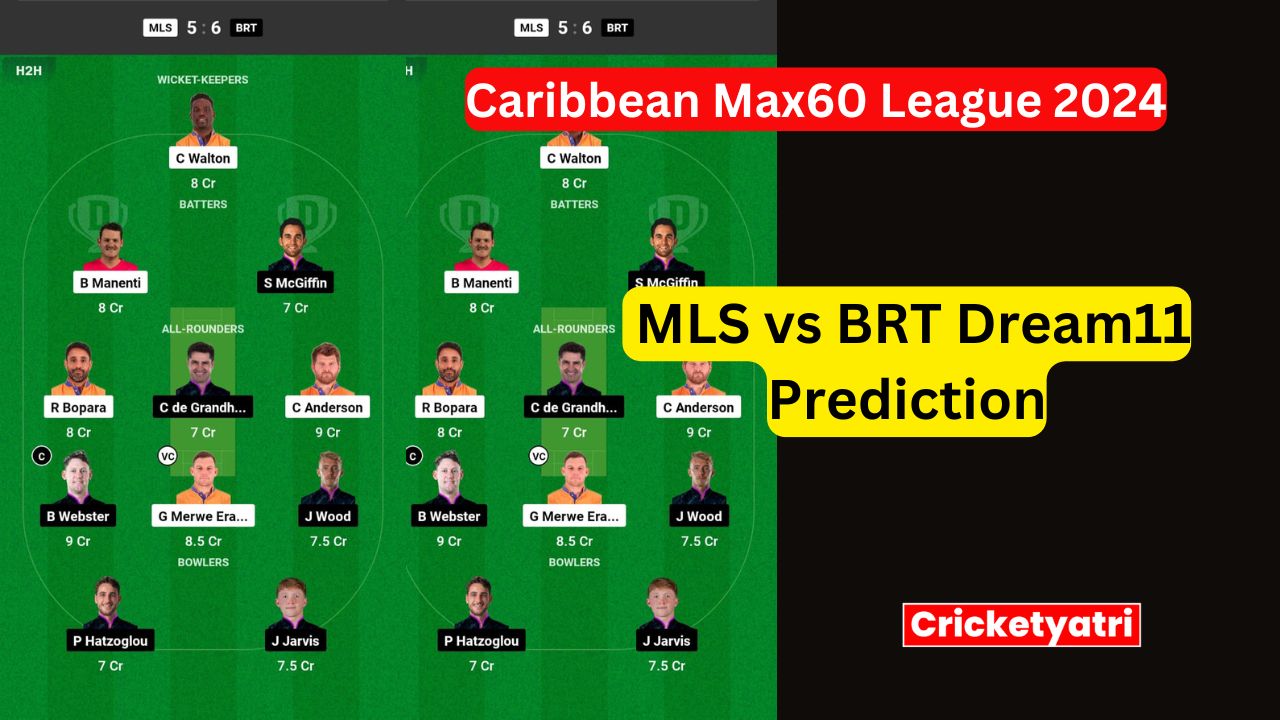 MLS vs BRT Dream11