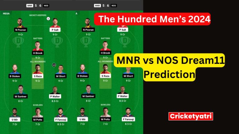 MNR vs NOS Dream11