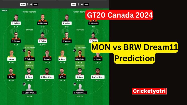 MON vs BRW Dream11