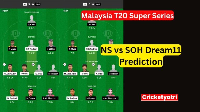 NS vs SOH Dream11