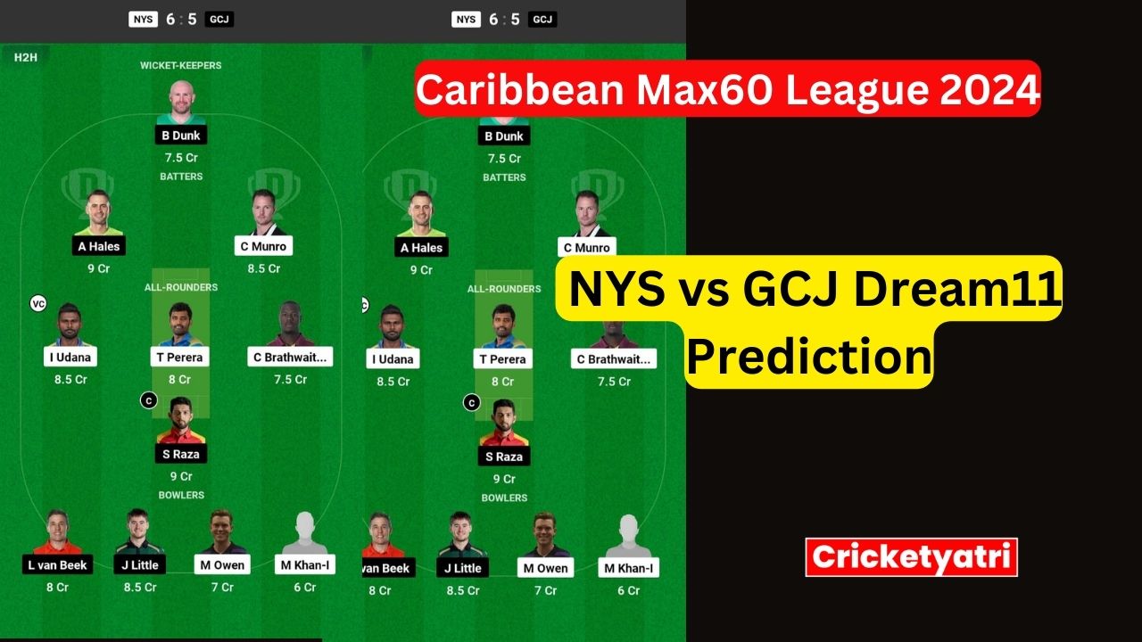 NYS vs GCJ Dream11