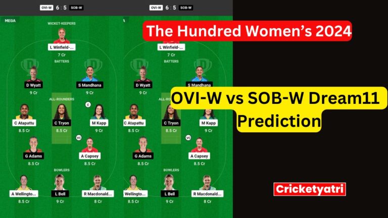 OVI-W vs SOB-W Dream11