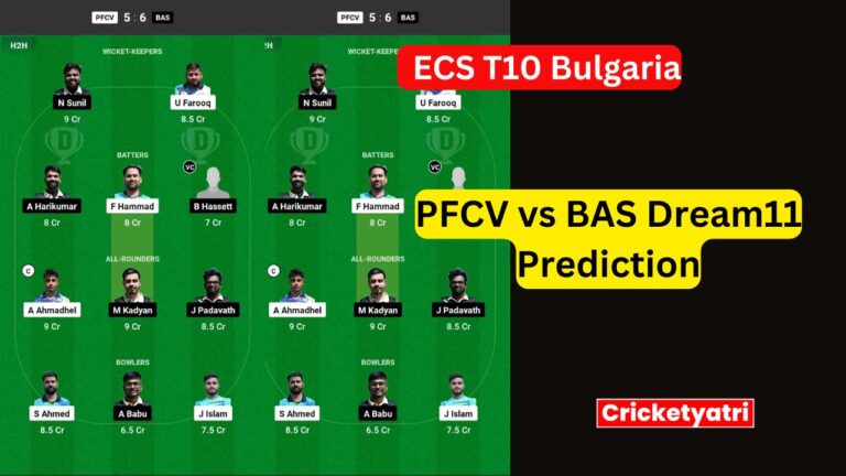 PFCV vs BAS Dream11