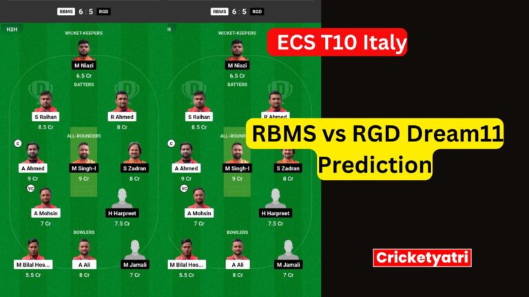 RBMS vs RGD Dream11