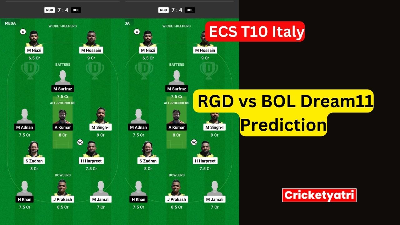 RGD vs BOL Dream11