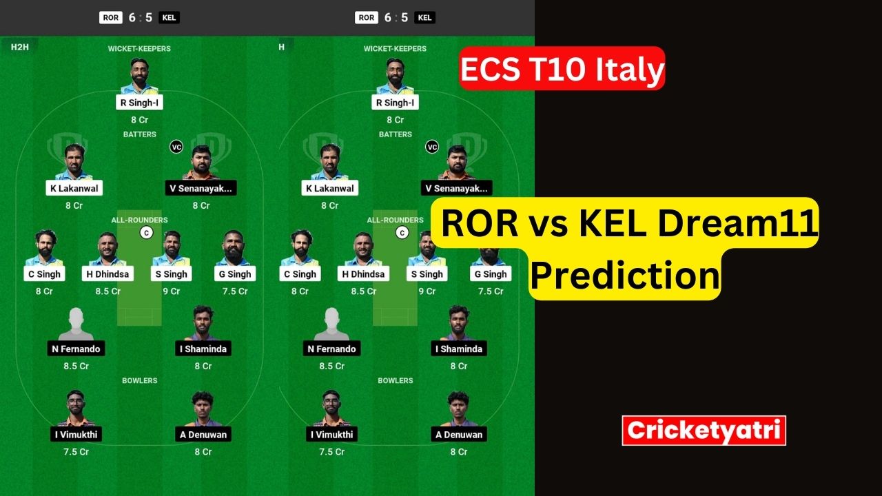 ROR vs KEL Dream11