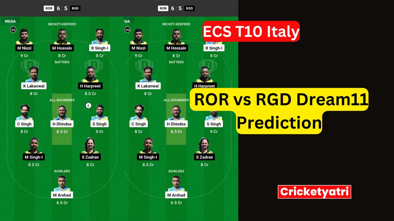 ROR vs RGD Dream11