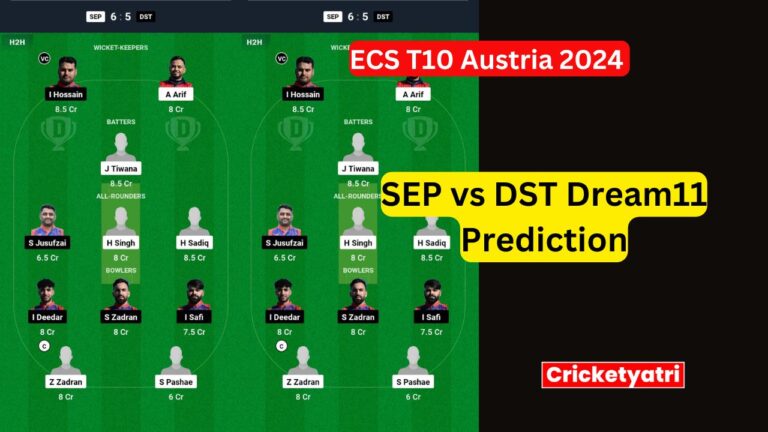 SEP vs DST Dream11