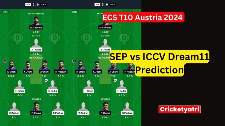 SEP vs ICCV Dream11