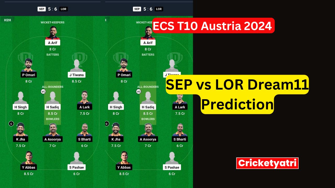 SEP vs LOR Dream11