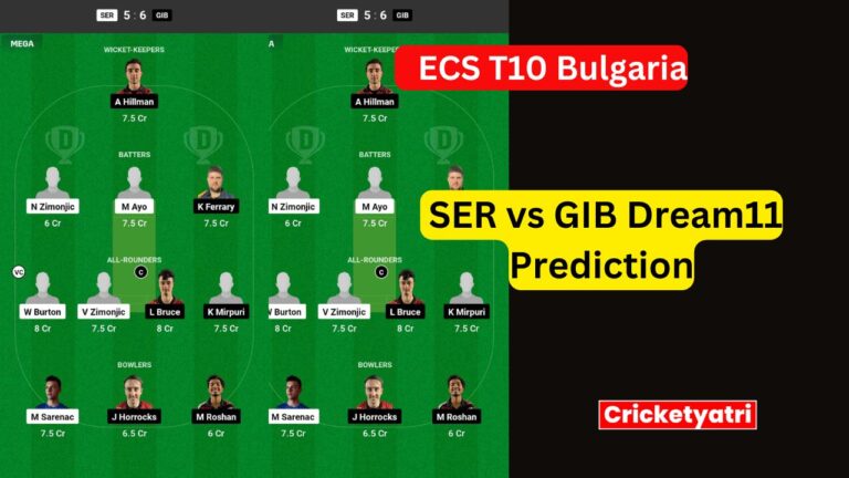 SER vs GIB Dream11