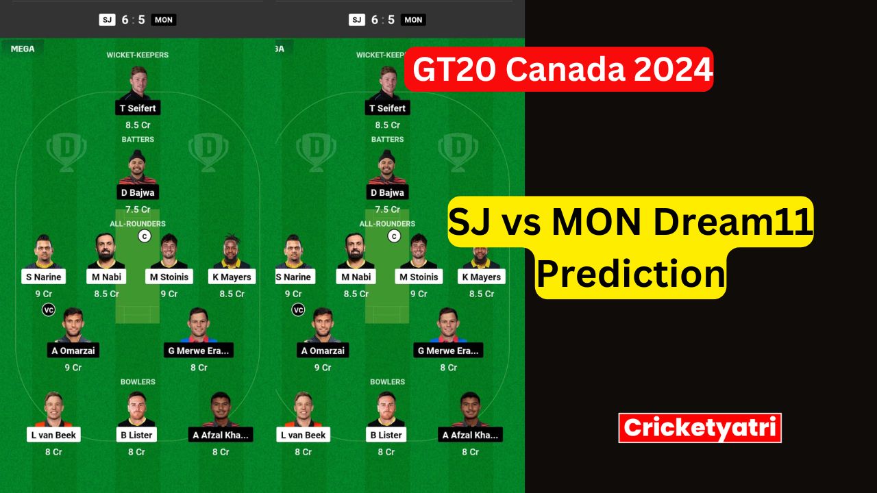 SJ vs MON Dream11