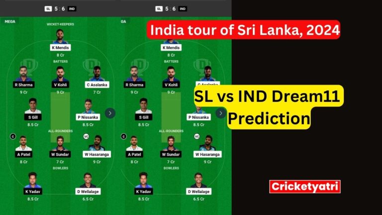 SL vs IND Dream11