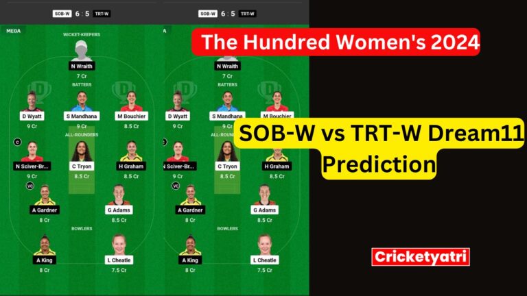 SOB-W vs TRT-W Dream11