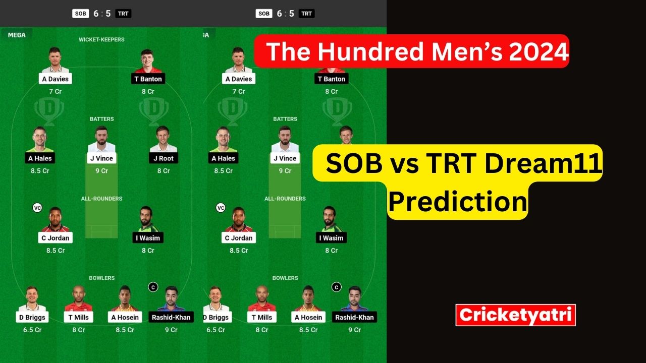 SOB vs TRT Dream11