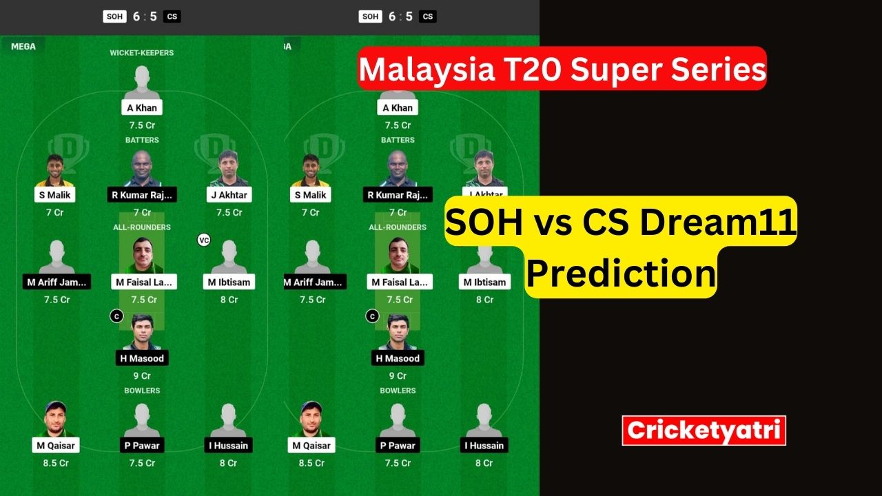 SOH vs CS Dream11