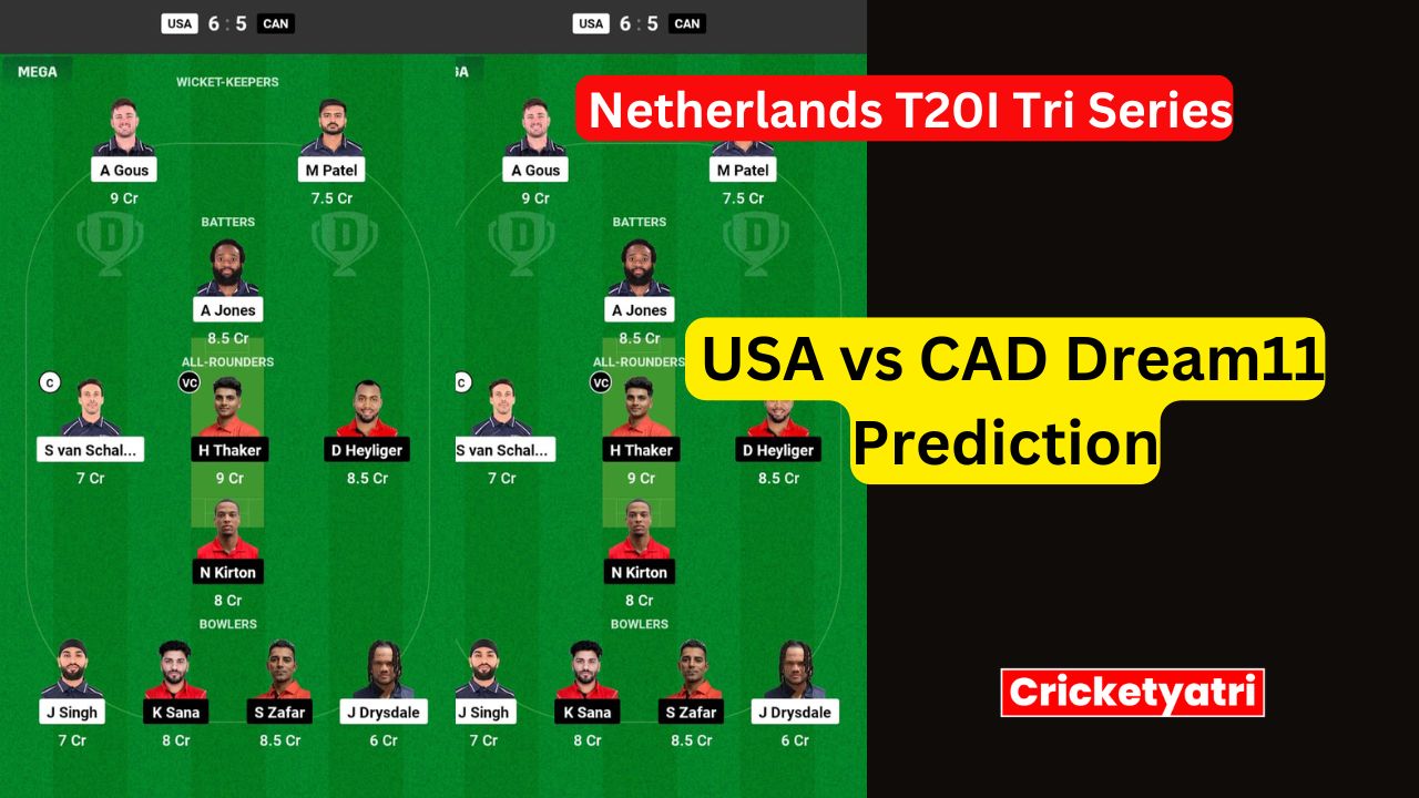 USA vs CAD Dream11