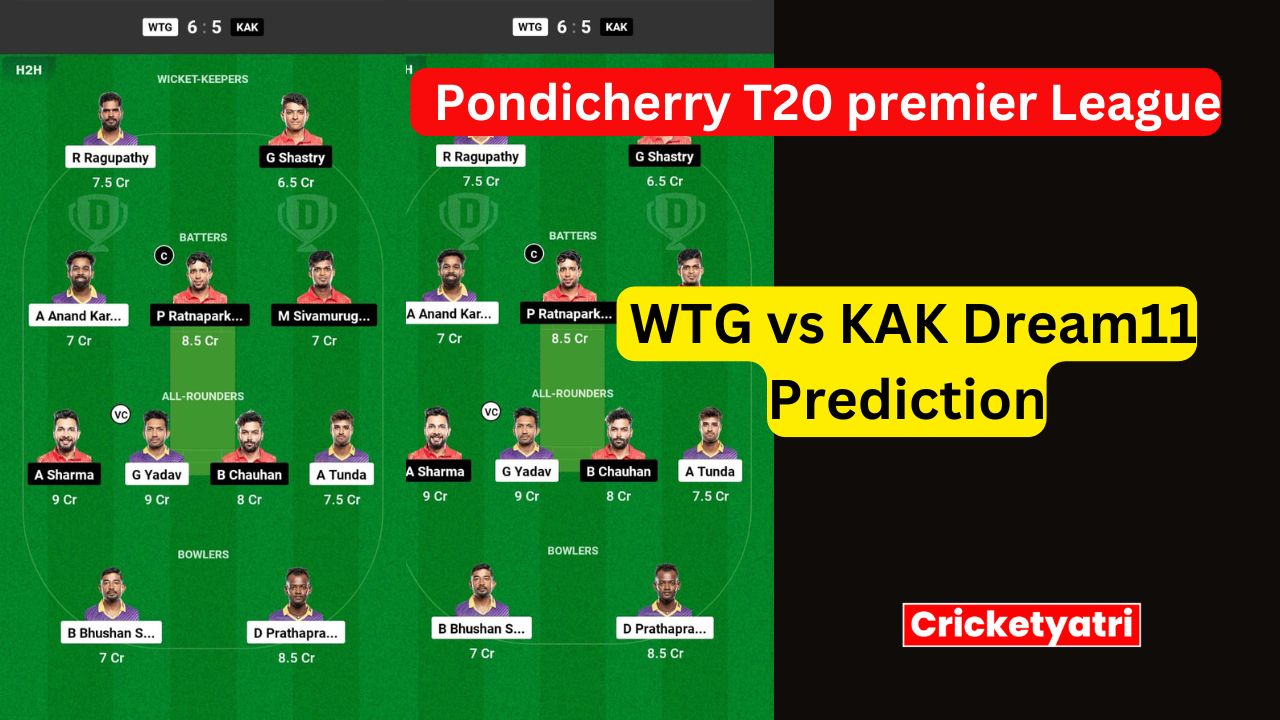 WTG vs KAK Dream11