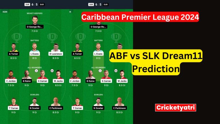 ABF vs SLK Dream11