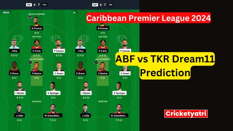 ABF vs TKR Dream11