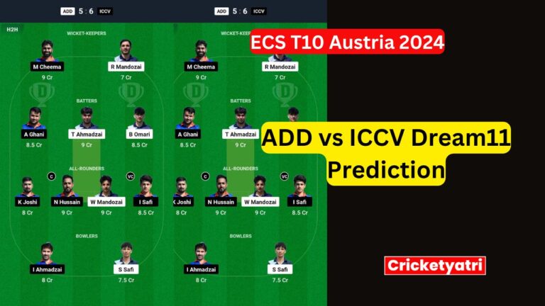 ADD vs ICCV Dream11