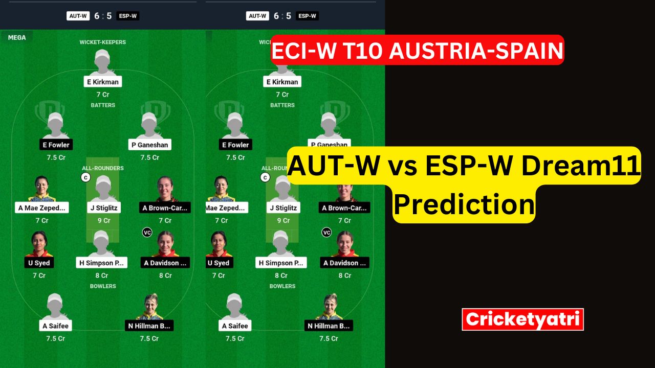 AUT-W vs ESP-W Dream11