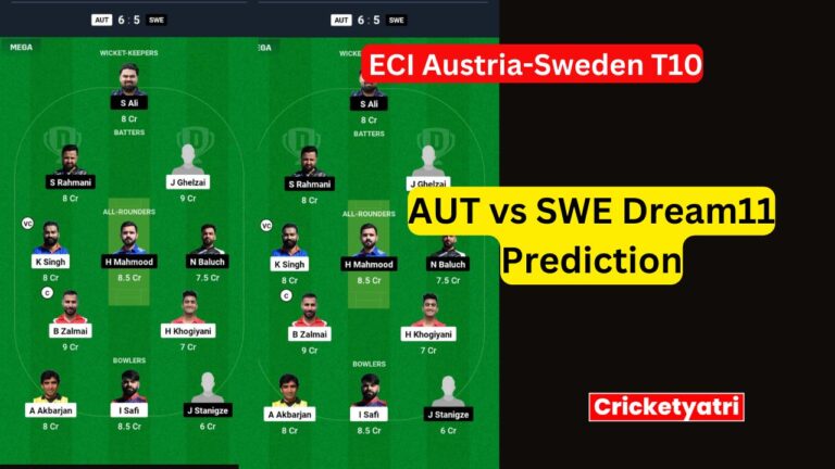 AUT vs SWE Dream11