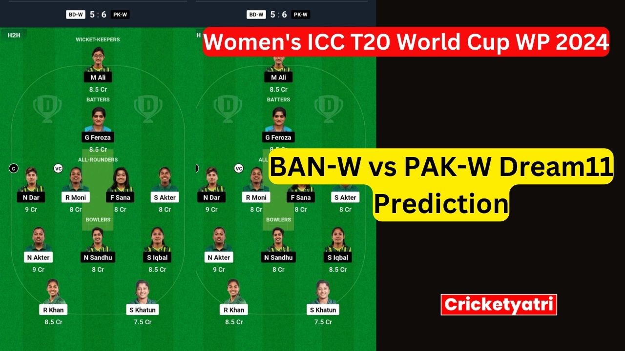 BAN-W vs PAK-W Dream11