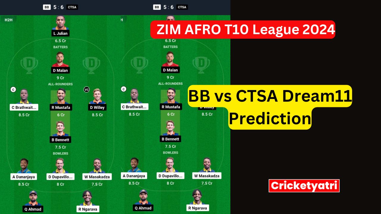 BB vs CTSA Dream11