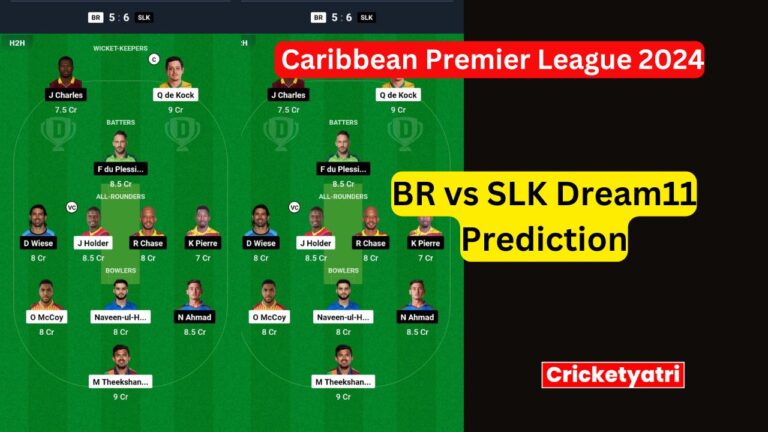 BR vs SLK Dream11