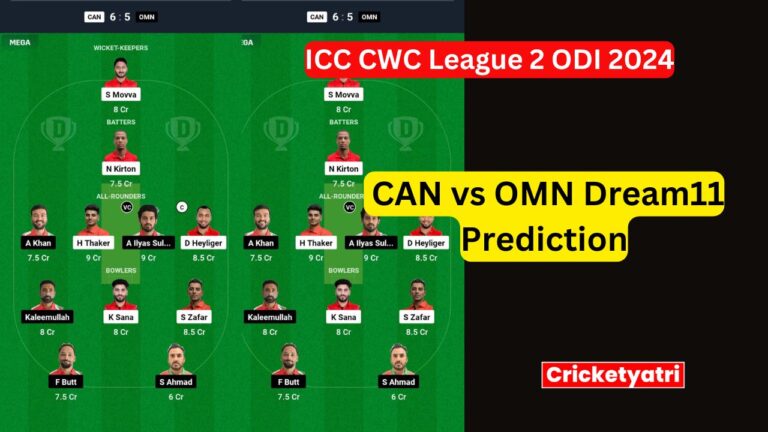 CAN vs OMN Dream11