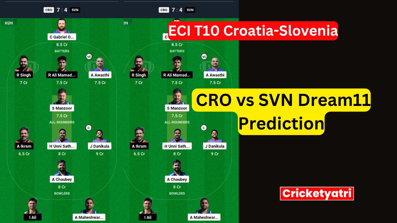 CRO vs SVN Dream11